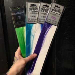 Color Feind Blackheart 12inch clip-in extensions